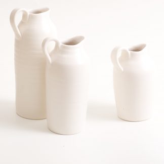 handmade porcelain- pouring bottle- tableware