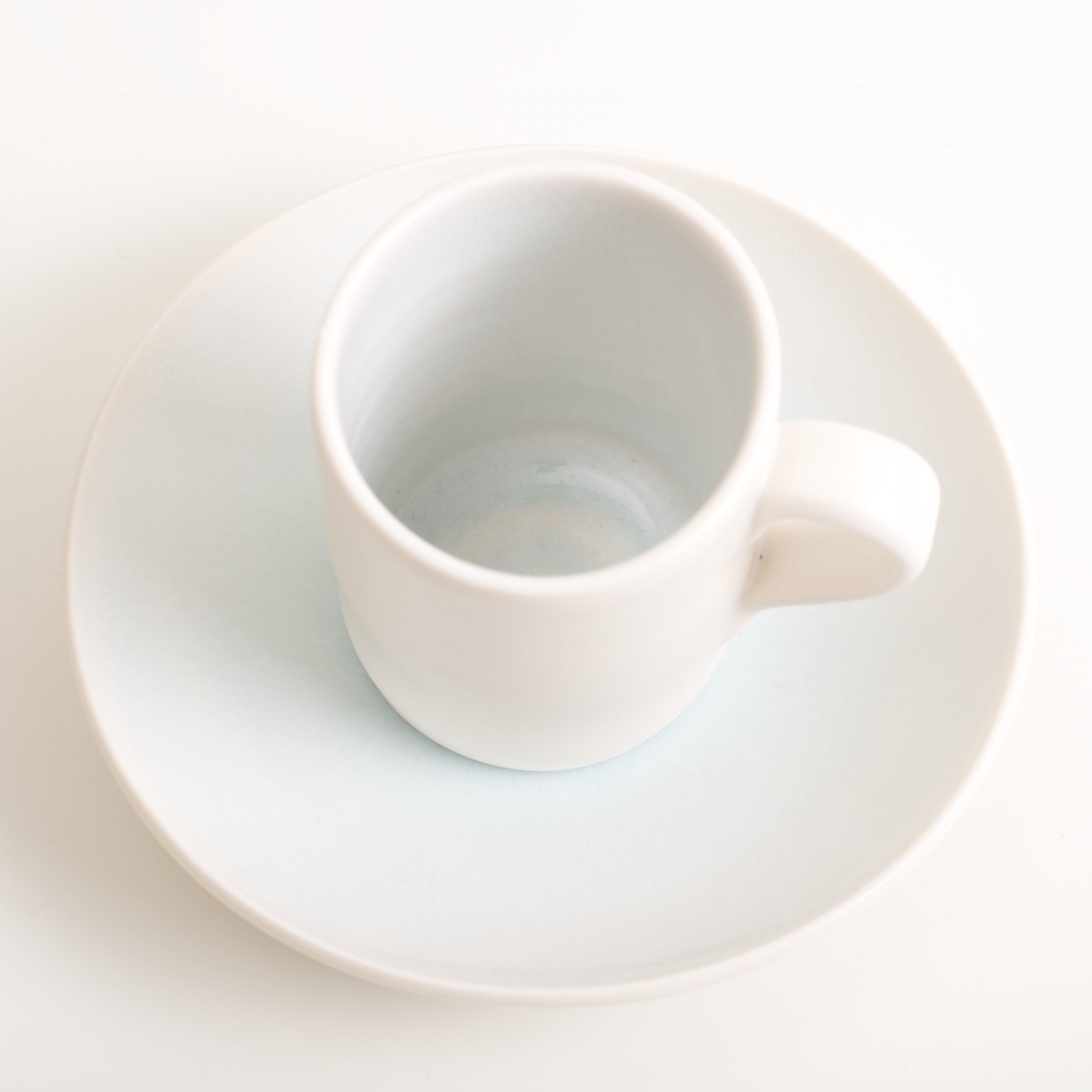 handmade porcelain- espresso cup- coffee cup- saucer- tableware - blue