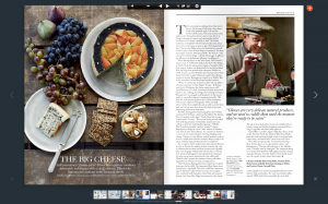 Platters in Harrods magazine