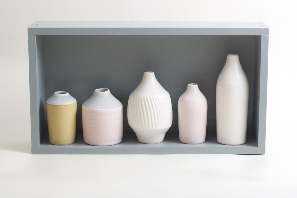 Porcelain bottle collection