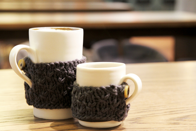 knitwear designer Ruth Cross cosies