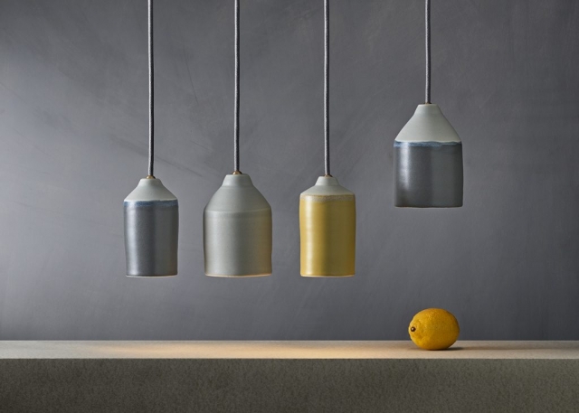 'Morandi' porcelain light shades